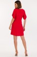 Vestido Curto de Alfaiataria Caitlyn - Vermelho Sunset - Tlic Rio
