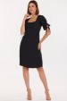 Vestido de Alfaiataria Feminina Margaret - Preto - Tlic Rio