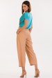 Calça Pantacourt de Alfaiataria Feminina Amapola - Camel Clay - Tlic Rio