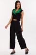 Calça Pantacourt de Alfaiataria Feminina Amapola - Preto - Tlic Rio