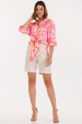Blusa de Alfaiataria Feminina Camélia - Rosa Coqueiros - Tlic Rio
