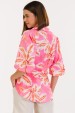 Blusa de Alfaiataria Feminina Camélia - Rosa Coqueiros - Tlic Rio