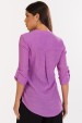 Camisa Manga Longa de Alfaiataria Feminina Lena - Lilás Verona - Tlic Rio