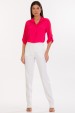Camisa Manga Longa de Alfaiataria Feminina Anastasia - Coral Cosmopolitan - Tlic Rio