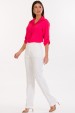 Camisa Manga Longa de Alfaiataria Feminina Anastasia - Coral Cosmopolitan - Tlic Rio
