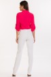 Camisa Manga Longa de Alfaiataria Feminina Anastasia - Coral Cosmopolitan - Tlic Rio