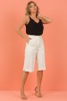 Bermuda Joelma - Off White - Tlic Rio