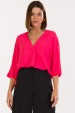 Blusa de Alfaiataria Feminina Berenice - Coral Cosmopolitan - Tlic Rio
