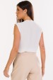 Blusa de Alfaiataria Feminina Allana - Off White  - Tlic Rio