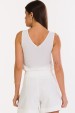 Blusa de Alfaiataria Feminina Raíza - Off White - Tlic Rio