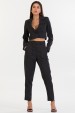 Blazer Curto de Alfaiataria Feminina Janaina - Preto - Tlic Rio
