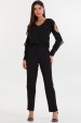 Calça de Alfaiataria Feminina Rebeca - Preto - Tlic Rio