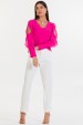 Blusa de Alfaiataria Feminina Manga Longa Nice - Pink - Tlic Rio