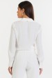 Camisa de Alfaiataria Feminina Angela - Off White - Tlic Rio