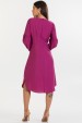 Vestido Midi de Alfaiataria Feminina Olga - Rosa Division - Tlic Rio