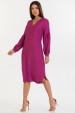Vestido Midi de Alfaiataria Feminina Olga - Rosa Division - Tlic Rio