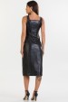Vestido Midi de Alfaiataria Feminina Tuyla - Preto - Tlic Rio