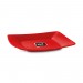 Prato para Lanche Slim P Vermelho