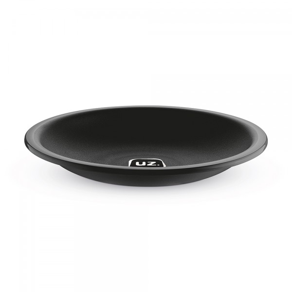 Prato Premium para Lanche M Sólido Preto