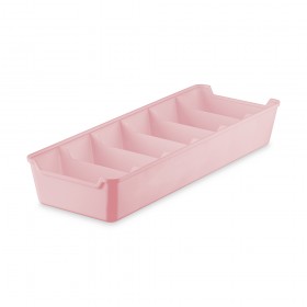 Organizador de Gaveta com Divisórias 12,5x34 Rosa