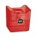 Dispenser Porta Detergente Premium Translúcido 500ml Vermelho