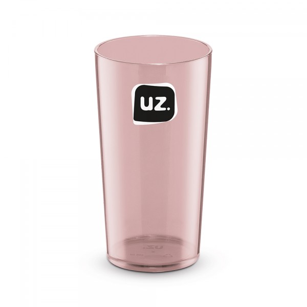 Copo Cristal Translúcido 500ml Rosa