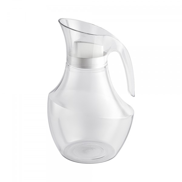 Jarra Valsa Translúcido com Tampa 2,1 Litros Transparente