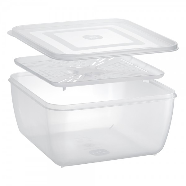 Escorredor de Verdura 5 Litros Transparente