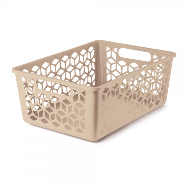 Cesto Organizador G 15 Litros Cappuccino