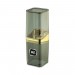 Porta Escova com Tampa Slim Metalizado Dourado