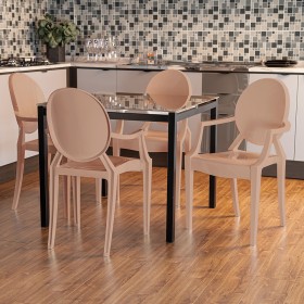 4 Cadeiras Wind Plus Cappuccino