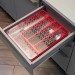 Organizador Multiúso com Tampa Vermelho