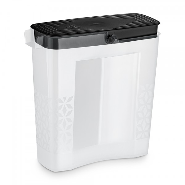 Porta Sabão em Pó Slim 1,65 Litros Preto