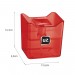 Dispenser Porta Detergente Premium Translúcido 500ml Vermelho
