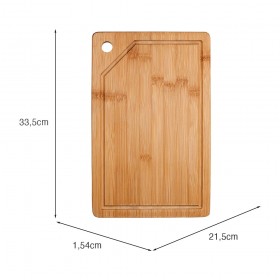 Tábua de Corte Bambu 33,5x21,5cm