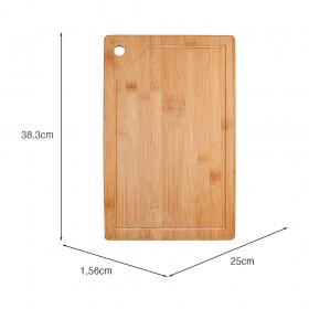 Tábua de Corte Bambu 38,5x25cm