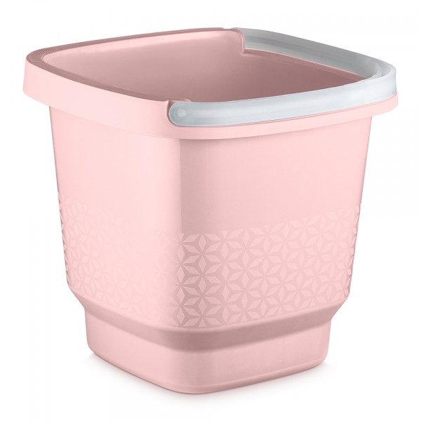 Balde Slim com Alça 12 Litros Rosa