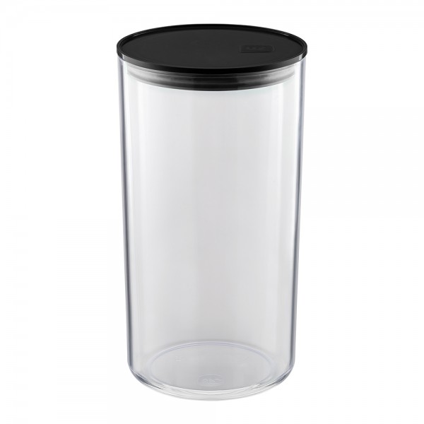 Organizador Hermético Translúcido 1,9 Litros Preto