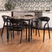 4 Cadeiras Glass Plus Preto