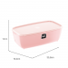 Pote Multiuso Retangular Rosa 5 Litros