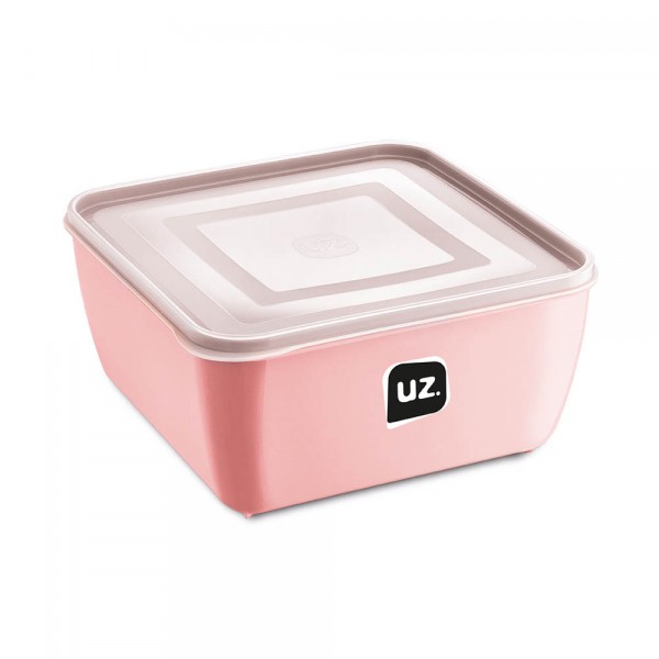 Pote Multiuso Premium Quadrado Rosa 5 Litros