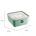 Pote Multiuso Premium Quadrado Verde Menta 2,5 Litros
