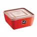 Pote Multiuso Premium Quadrado Vermelho 2,5 Litros