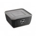 Pote Multiuso Premium Quadrado Preto 500ml