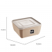 Pote Multiuso Premium Quadrado Cappucino 500ml
