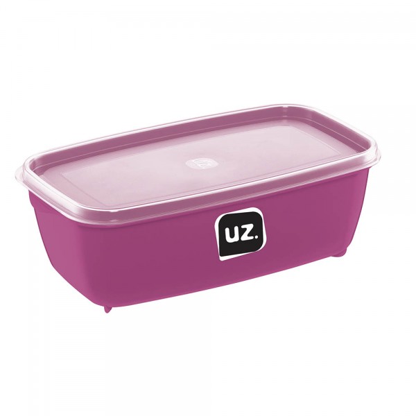 Pote Multiuso Retangular Magenta 1,5litros