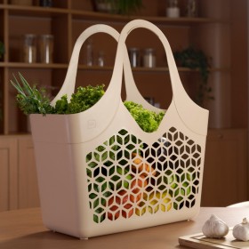 Bolsa Flexa Multiuso Cappucino Solido de Plastico