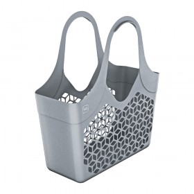 Bolsa Flexa Multiuso Cinza Solido de Plastico