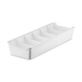 Organizador de Gaveta com Divisórias 12,5x34 Branco