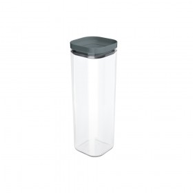 Organizador Hermético 2,2 Litros com Tampa Cinza
